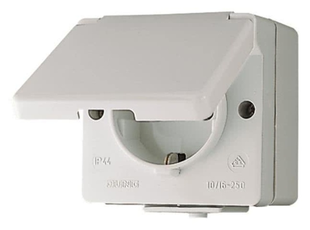 Jung APWG WG 600 Schuko socket outlet 620W grey NEW