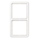 Jung 2-gang frame CD582WW alpine white NEW