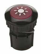 Grothe Klingeltaster mit Beleuchtung 63032 Protact 100 LED rot/aluminium-schwar NEU