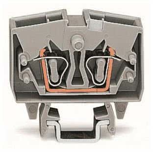 WAGO 2-WIRE MINI THROUGH PLUG 264-701 grey 0.08-2.5qmm 800V 8KV NEW