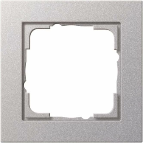 GIRA Rahmen 1f Farbe alu E2 021125 NEU