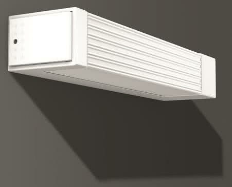 RZB Röhrenleu 2XE14 Opal 40125.002.1 IP40 L=355mm mit Schalter+Steckdose NEU