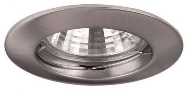 Brumberg NV-Einbaustrahler mattchr. 01-70020 GU5,3 50W DA60 Eisen starr NEU