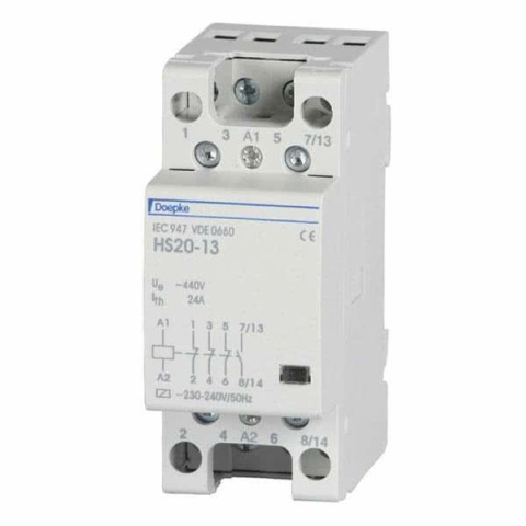 Doepke installation contactor HS25-40/230V ** 4S 25A 230V NEW