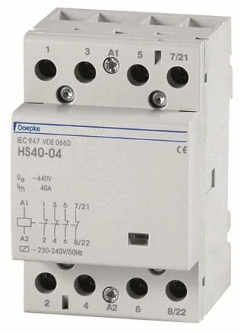 Doepke Stycznik HS40-40/230V ** 4S 40A 230V NOWOŚĆ