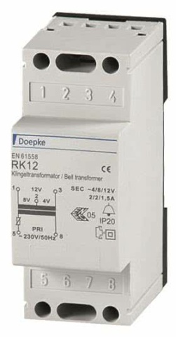 Doepke beltransformator RK12 12V 09980033 NIEUW