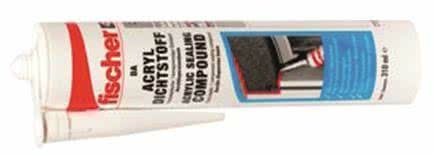 Fischer Acryldichtstoff DA W 310 053110 ml weiss NEU