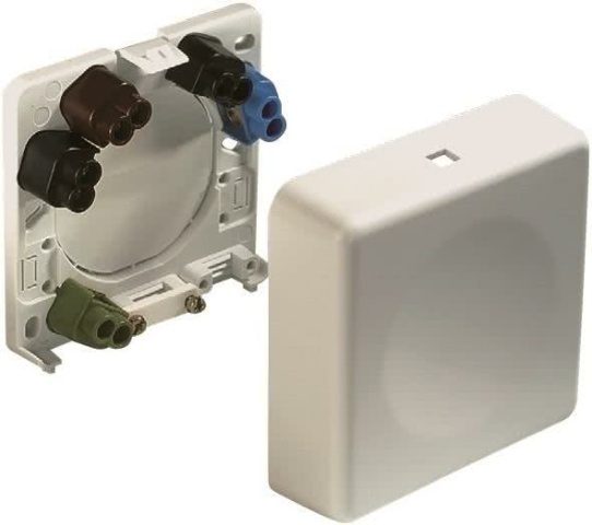 ABL AP Herdanschlussdose 2505010 1fach für 5x6qmm weiss NEU