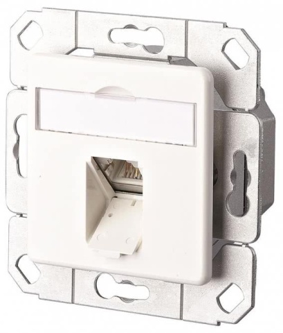 Metz Dat-Dose E-DAT C6 8(8)UPk rw Cat6 RAL 9010 1307371102-I NEU