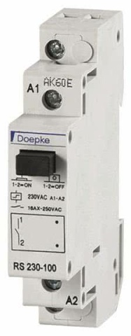 Przełącznik impulsowy Doepke RS 230-100 230V AC/16A NOWOŚĆ