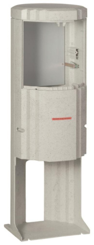 ABN Freiluftsäule Rondo MP SL115P FB1,BH2,H=1150mm Einfachschliessung NEU