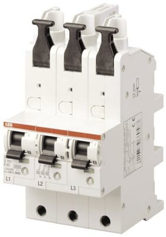 Interruptor ABB SHS 50A 3x1 polos S751/3-E50 ** 2CDS781001R4502 NUEVO