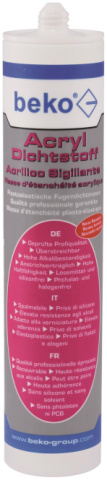 BEKO Acryl Dichtstoff weiß 230300 !!! 310ml Kartusche NEU