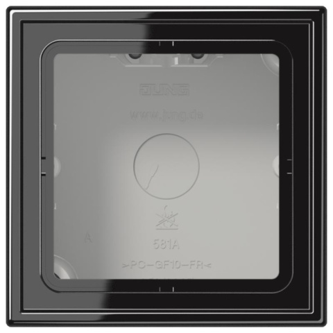 Jung Ap-Kappe m.Rahmen 1-F LS581ASW schwarz NEU