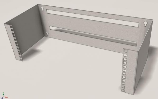 SST Wandbefestigungsbügel 4HE 7500320400 220tief NEU
