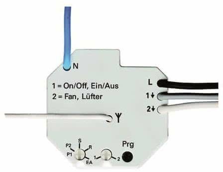 Busch & Jäger Serien Schaltaktor 2-fach 6703 Funkcontrol 3-Leiter NEU