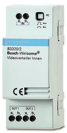 Busch & Jäger Videoverteiler Innen REG 83320/2 NEU