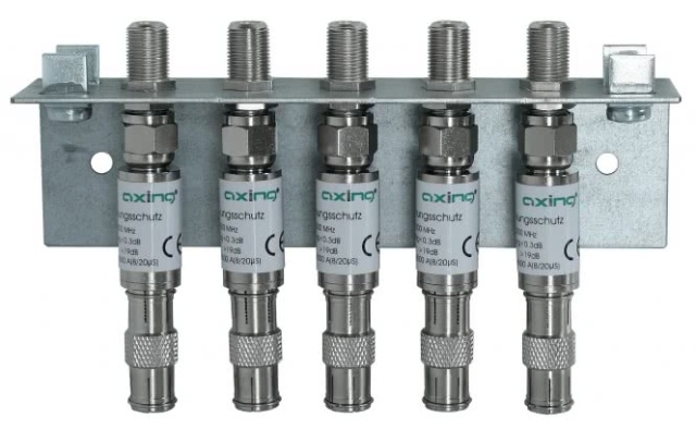 AXING Erdungswinkel einreihig QEW 5-10 5-fach Schutz d. premium-line Multisch. NEU