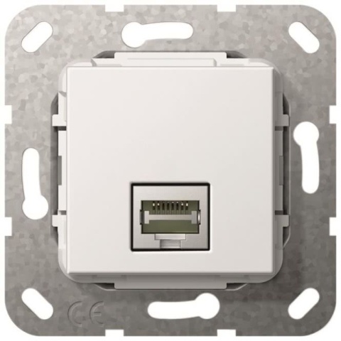 GIRA MJ RJ45 Cat 6A 10 GB 569603 LSA Plus insert Pure white NEW