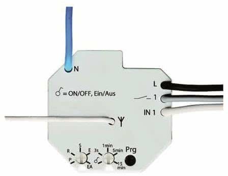 Busch & Jäger WaveLINE switching actuator, 6701-101 1-gang, m radio control NEW