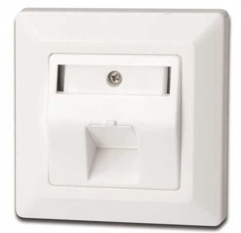 Assmann Leerdose f.Keystone Module DN-93811 Module 1-fach Rahmen+Zentralplatte rw NEU