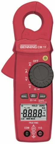 Benning AC/DC milliampère stroomtang CM11 TRMS CATIV 300V 044067 NIEUW