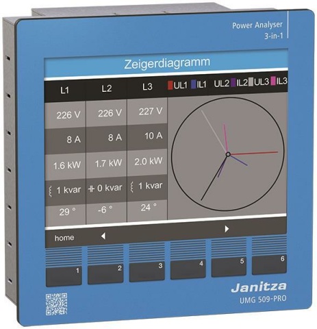 Janitza UMG UMG 509-PRO UH= 95-240V AC 509-PRO UH= 95-240VAC Multifunk. NEU