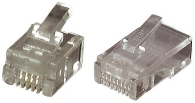 EFB Connecteur modulaire UTP E-MO 37513.1-100 6/6 SF RJ12 1 UE = 100 STCK. NOUVEAU