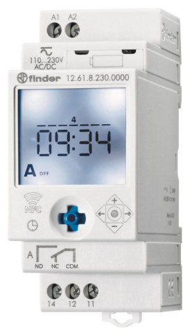 Finder Schaltuhr 12.61.8.230.0000 1Wechsler NEU