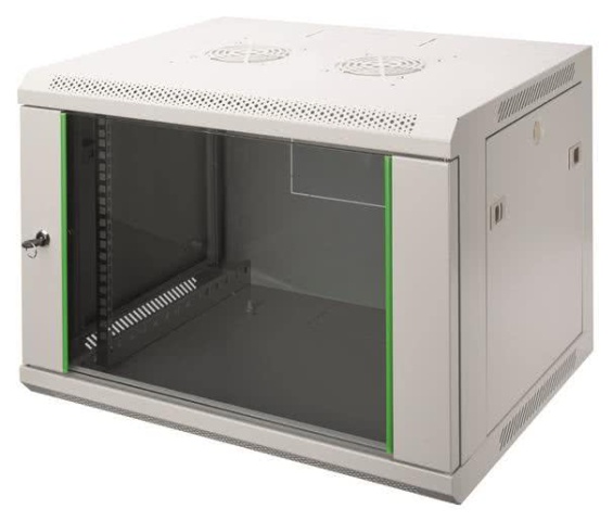 Wall-mounted enclosure 9U Soho DN-19 09-U-EC 505x600x450 WHT NEW