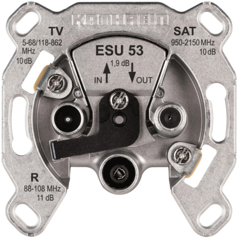Kathrein Durchschleif-Einkabeldose ESU 53 10dB programmierbar NEU