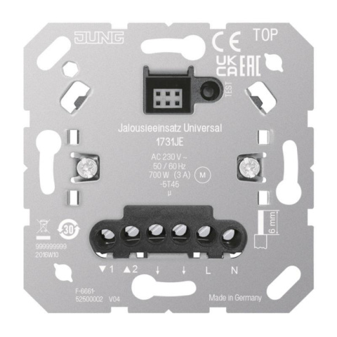 Jung Blind Insert Universal 1731JE NEW