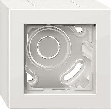 Carcasa GIRA AP 1f + marco 106129 E2 Blanco puro NUEVO