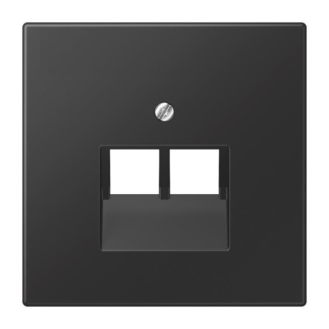 Jung cover LS969-2UASWM for IAE/UAE connection box, black, NEW