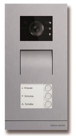 Busch & Jäger Außenstation Video A21381P3-S-03 3-fach NEU