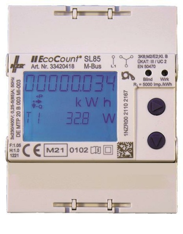 NZR EcoCount SL 85A M-Bus MID 33420418 33420418 NEU