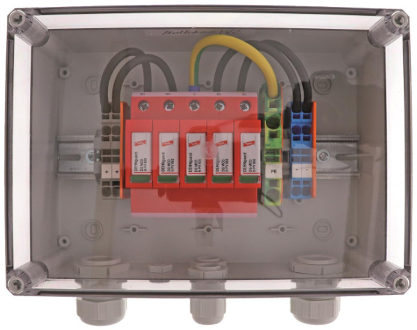 Dehn PV Überspannungsbox 2String 900921 im Gehäuse IP65 NEU