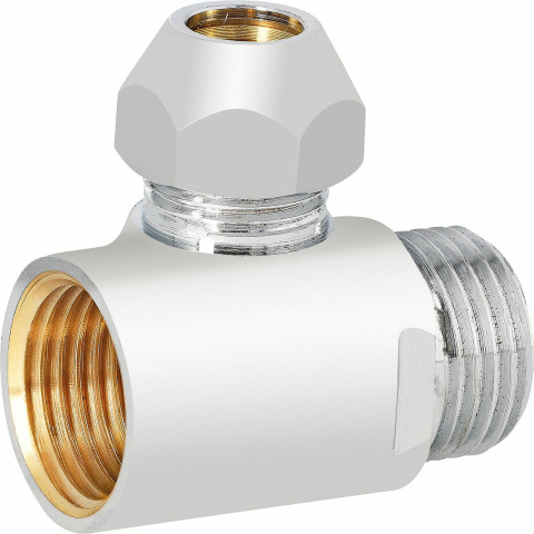 Extensión en T de latón cromado DN 15 (1/2"") x 12 mm NUEVO