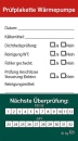 Bachler Prüfplakette Wärmepumpe, VPE= 12...