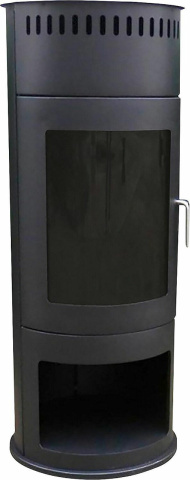 CACHFIRES Washington ethanol fireplace, black steel, 2 kW NEW