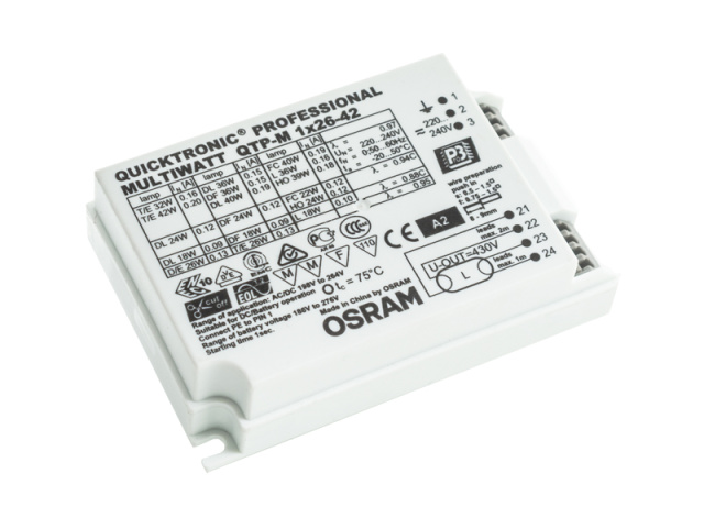 Osram Quicktronic Professional Multiwatt QTP-M 1x26-42 balasto NUEVO