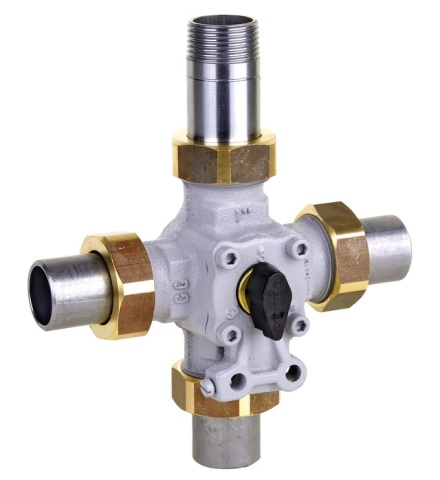 Resideo ZRK32 four-way compact mixer DN32 kvs 14.0 with male thread connection NEW