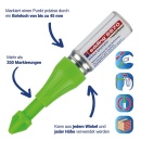 Marcatore per fori Edding 8870 verde neon NUOVO