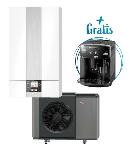 Bomba de calor Wolf CHA-Monoblock 10/400V + cafetera automática - ESMA 2502 O