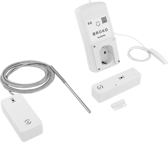 Broko BL220FT wireless exhaust air safety switch set, socket version NEW