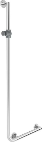 Hewi Winkelgriff System 900 m. Brausehalter 450x1250mm, rechts NEU