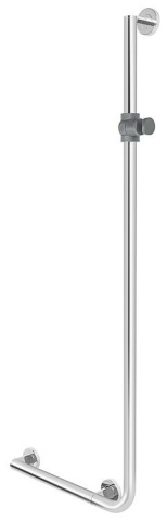 Hewi angle bracket system 900 with shower holder 450x1250mm, left NEW