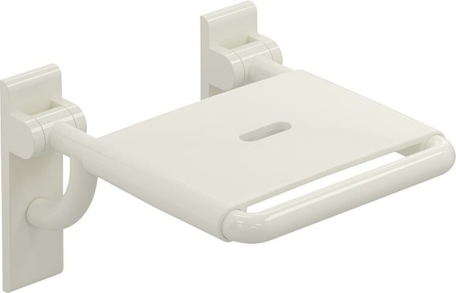 Hewi folding seat series 801 with fork joint, pure white NEW