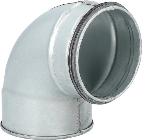 Short galvanised elbow ixA 90° NW 315 NEW