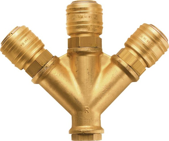 EWO 3-way distributor G 1/2 female thread 128055 NEW